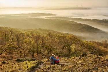 Aussicht am Eiserne Mann (© Donnersberg-Touristik-Verband e.V., Florian Trykowski)