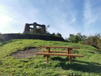 Blick aufs Kriegerdenkmal - Weidenthal