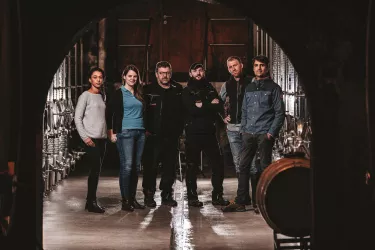 Weingut Heinrich Spindler_Team (© André Kunz / Weingut Heinrich Spindler)