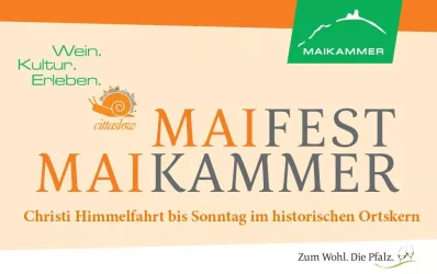 Maifestbanner (© Büro für Tourismus Maikammer)