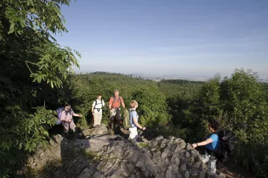 Wanderer auf dem Königsstuhl