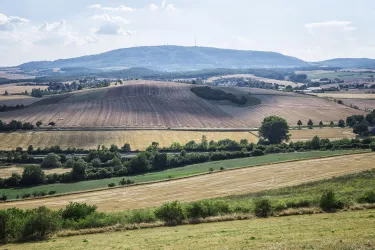 Blick vom Hungerberg zum Donnersberg