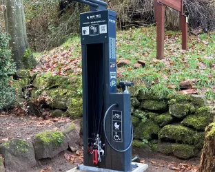 Fahrradreparatursäule Naturfreundehaus