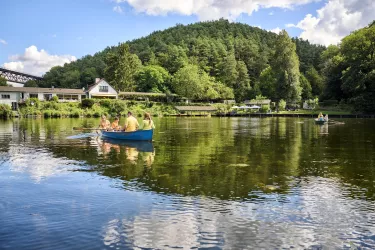 Ruderbootverleih am Eiswoog (© Donnersberg-Touristik-Verband e.V., Florian Trykowksi)