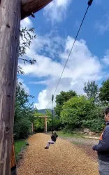 Spielplatz Seilbahn (© Peter Mohr)