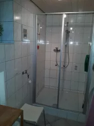 Dusche (© Ferienwohnung Hohenberg)