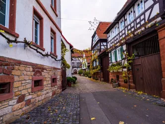 Winzergasse in Gleiszellen (© Tourismusverein BZA)