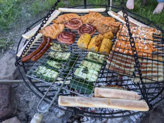 Garten mit Grillstelle