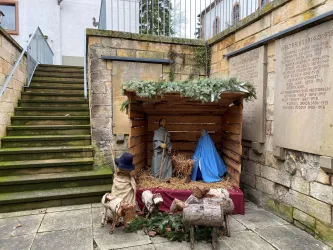 Weihnachtskrippe Lambertskirche Bockenheim