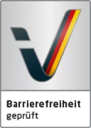 Kennzeichen "Barrierefreiheit geprüft"