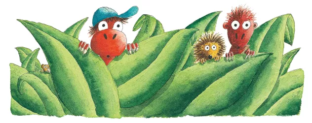 Kokosnuss und seine Freunde bei den Dinosauriern (© cbj Kinder- und Jugendbuchverlag in der Penguin Ra)