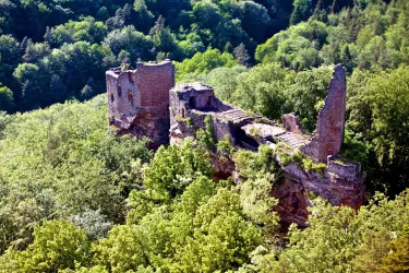 Burgruine Wasigenstein/F 1 (© Foto: Kurt Groß)