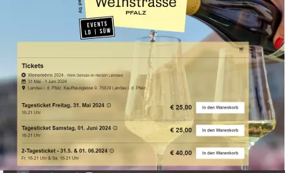 Übersicht Tickets