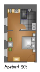 Grundriss Apartment