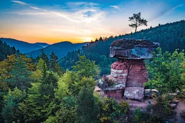 Abendstimmung am Teufelstisch (© Christoph Riemeyer)