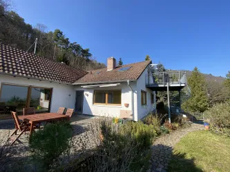 Außenansicht Ferienhaus Pfälzer Wald Weyher