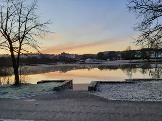 Weiher im Winter (© Horst Schulz)