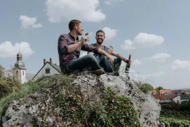 Die Brüder Stephan und Georg Schwedhelm (© Weingut Schwedhelm)