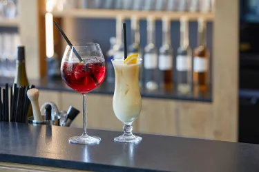 Cooler Drink an der WeinBar