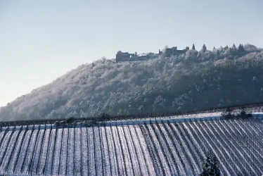 Madenburg im Schnee