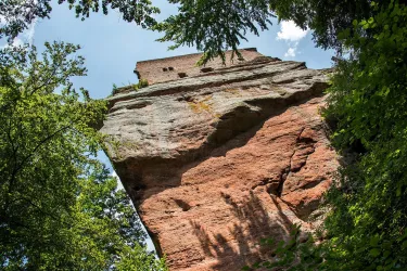 Klettern an der Burg Spangenberg