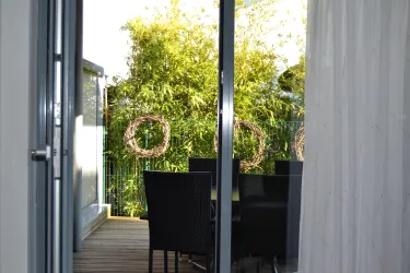 Blick zur Terrasse