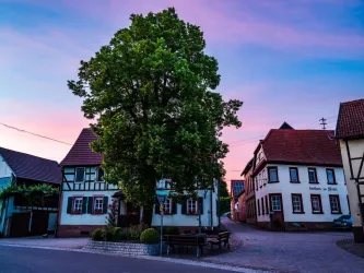 Dierbach Dorfplatz (© Tourismusverein BZA)