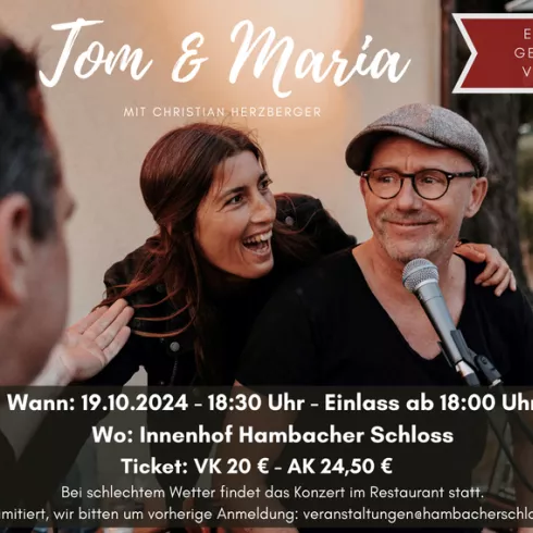 Tom & Maria: Konzert auf dem Hambacher Schloss (© Tom & Maria)