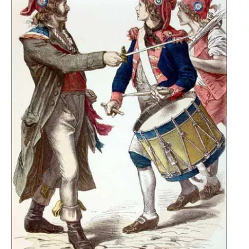 Typische Revolutionäre: Sansculotten-die Hosenlose (© Historische Darstellung)