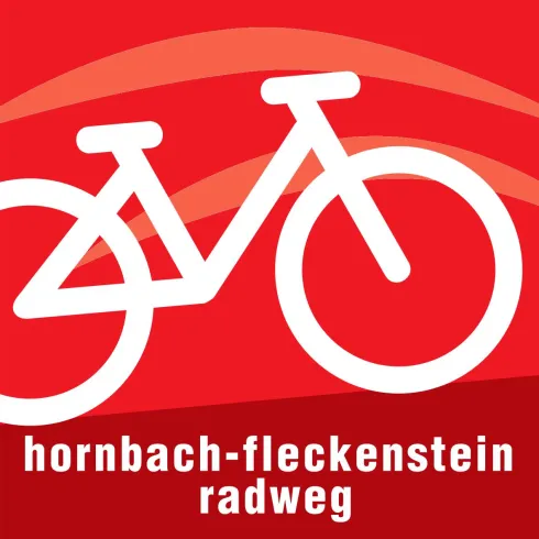 Logo und Markierung Hornbach-Fleckenstein-Radweg Logo und Markierung Hornbach-Fleckenstein-Radweg