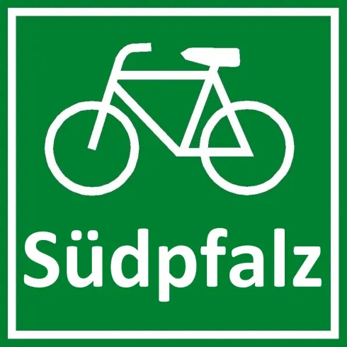 Logo und Markierung Südpfalz-Radweg Logo und Markierung Südpfalz-Radweg